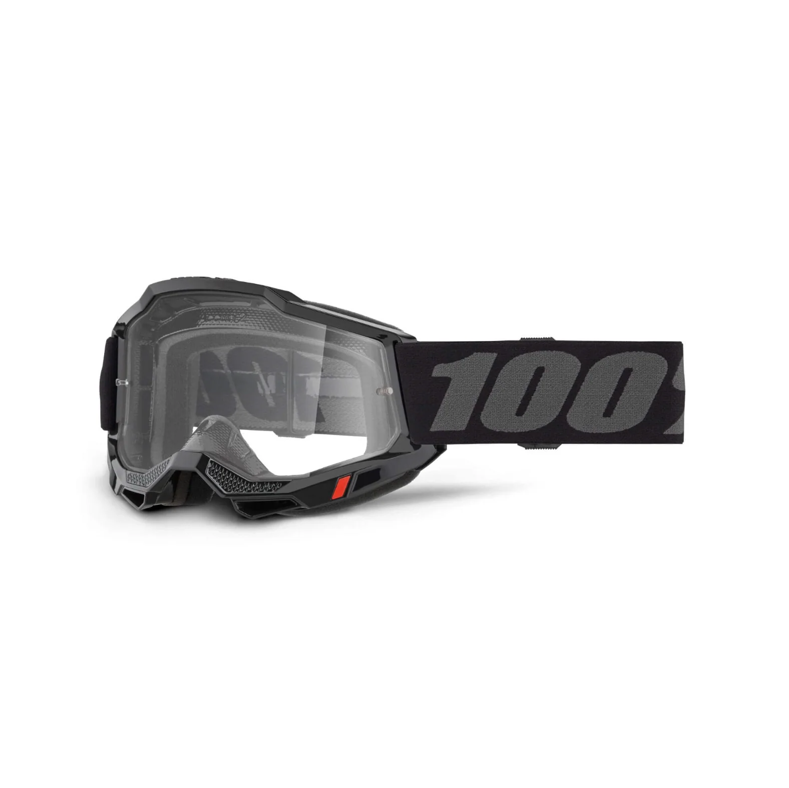 100% Accuri 2 Goggle Black - Clear Lens - Image 2