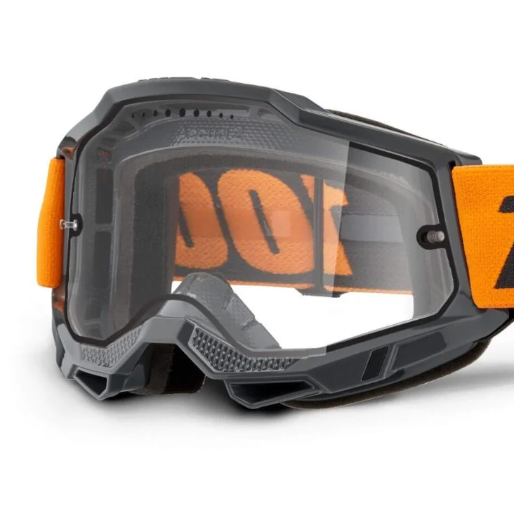 100% Accuri 2 MTB Goggle Clear Lens - Orange - Image 4