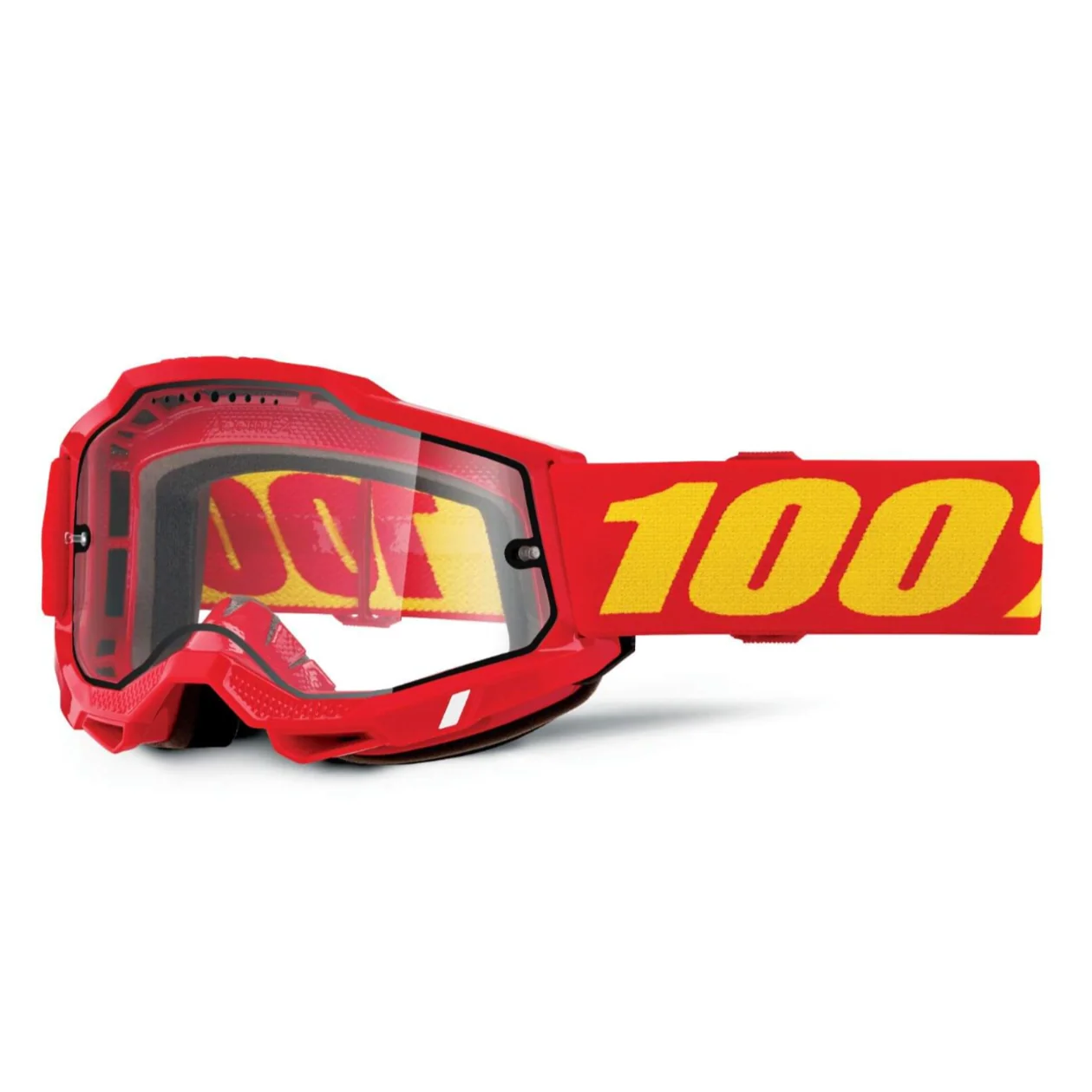 100% Accuri 2 MTB Goggle Clear Lens - Red - Image 2