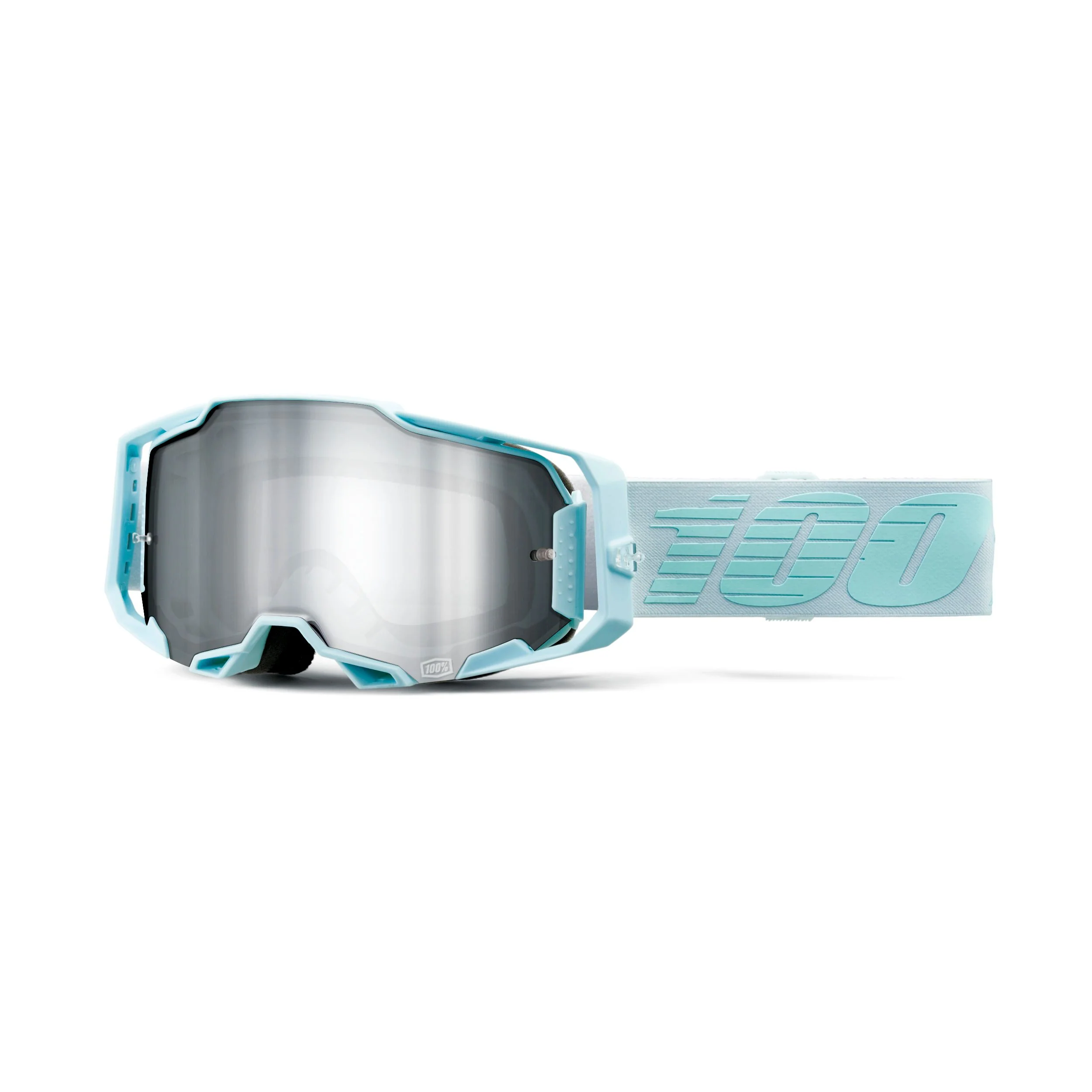 100% Armega Goggle Fargo - Mirror Silver Flash Lens - Image 3