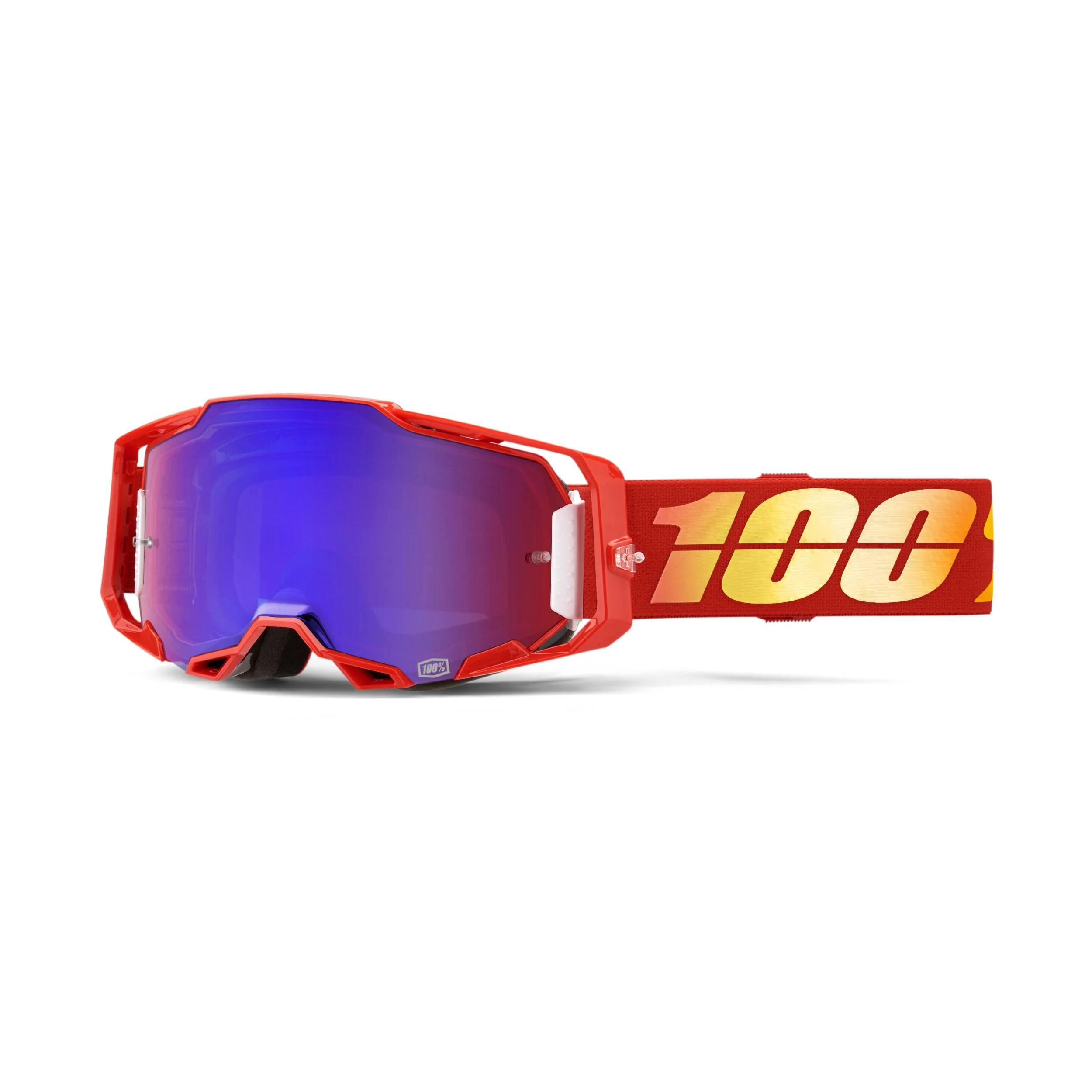 100% Armega Goggle Nuketown - Mirror Red Blue Lens - Image 3