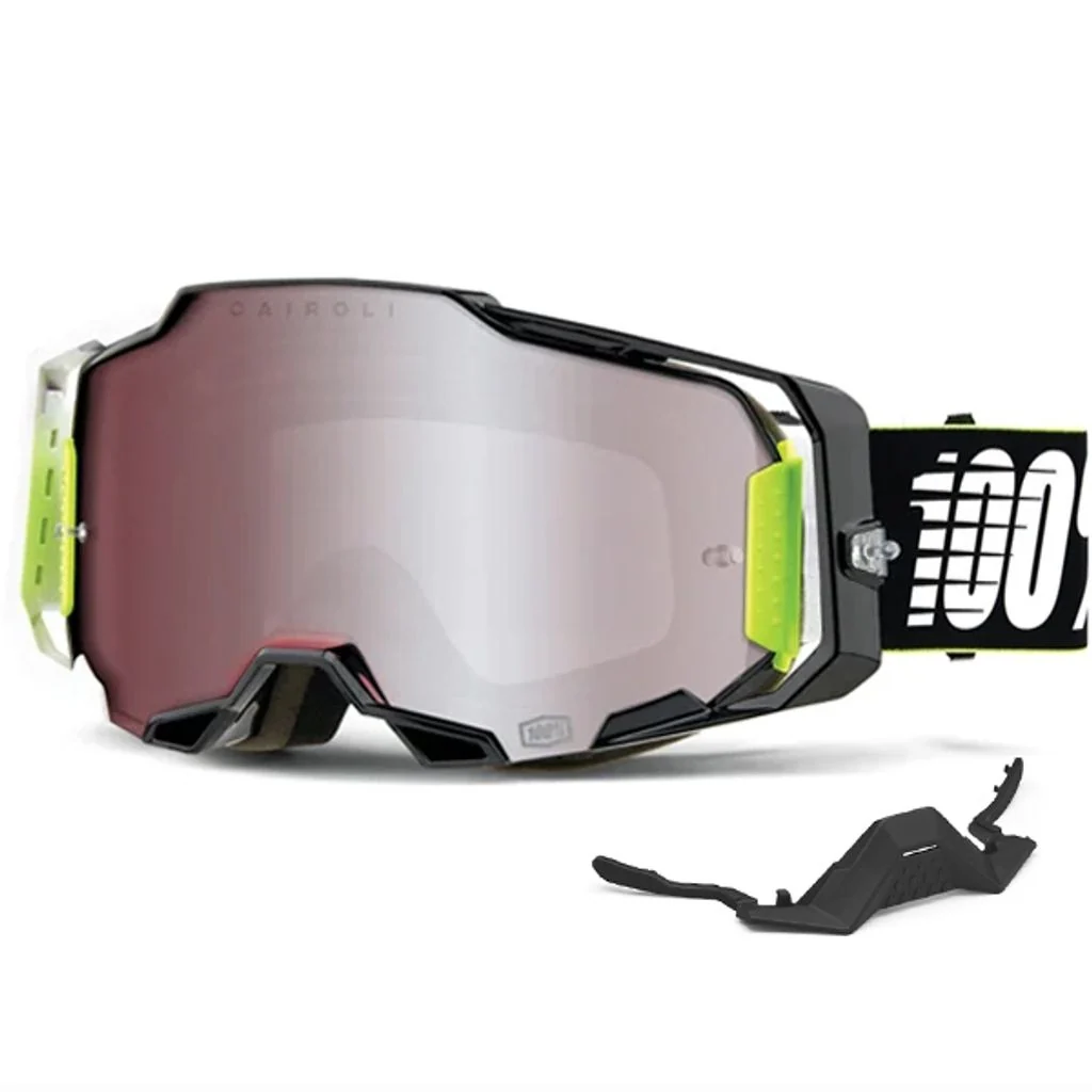 100% Armega RACR - HiPER Mirror Silver Lens
