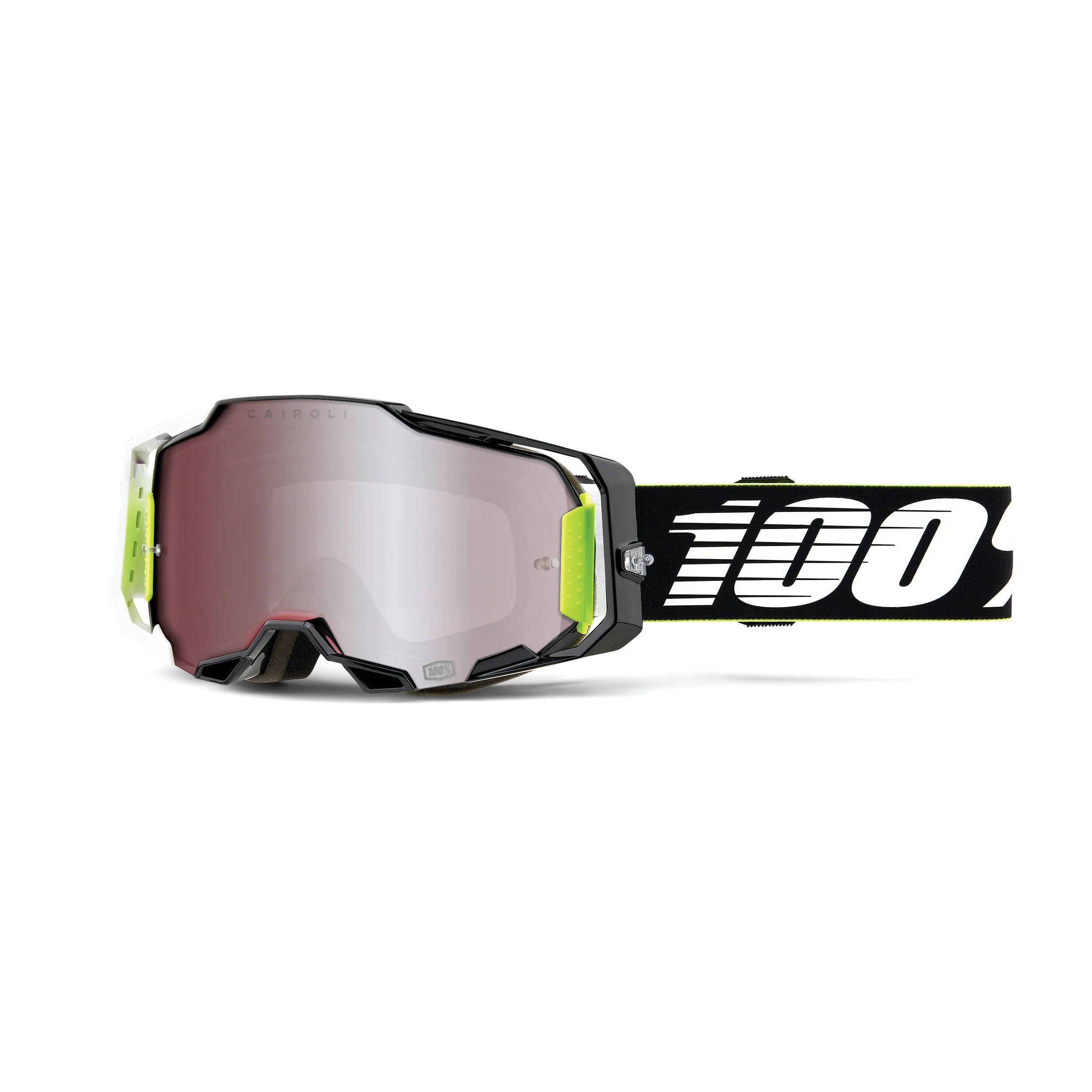100% Armega RACR - HiPER Mirror Silver Lens - Image 2