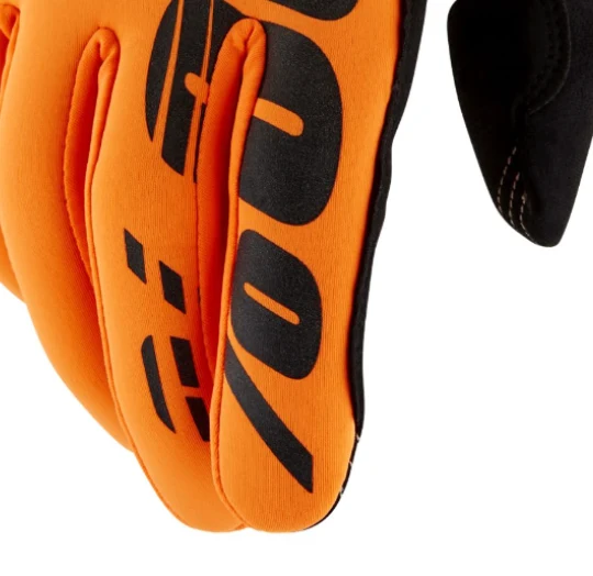 100% Brisker Cold Weather Glove  - Orange - Image 3