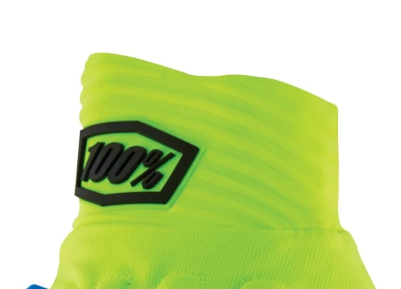 100% Cognito Smart Shock Gloves Fluo Yellow - Image 3
