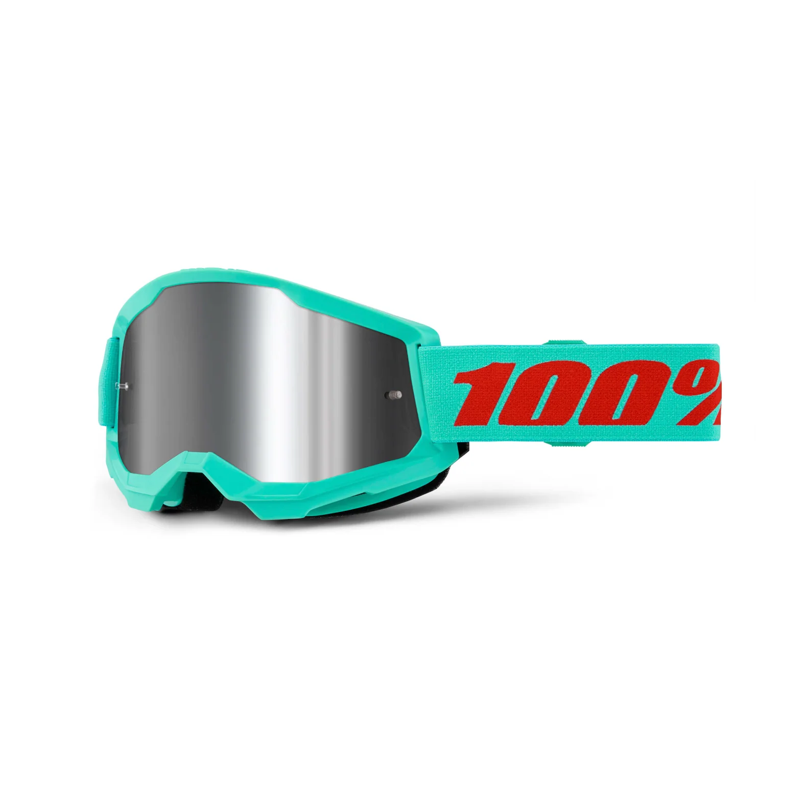 100% Strata 2 Goggle Maupiti - Silver Mirror Lens - Image 2