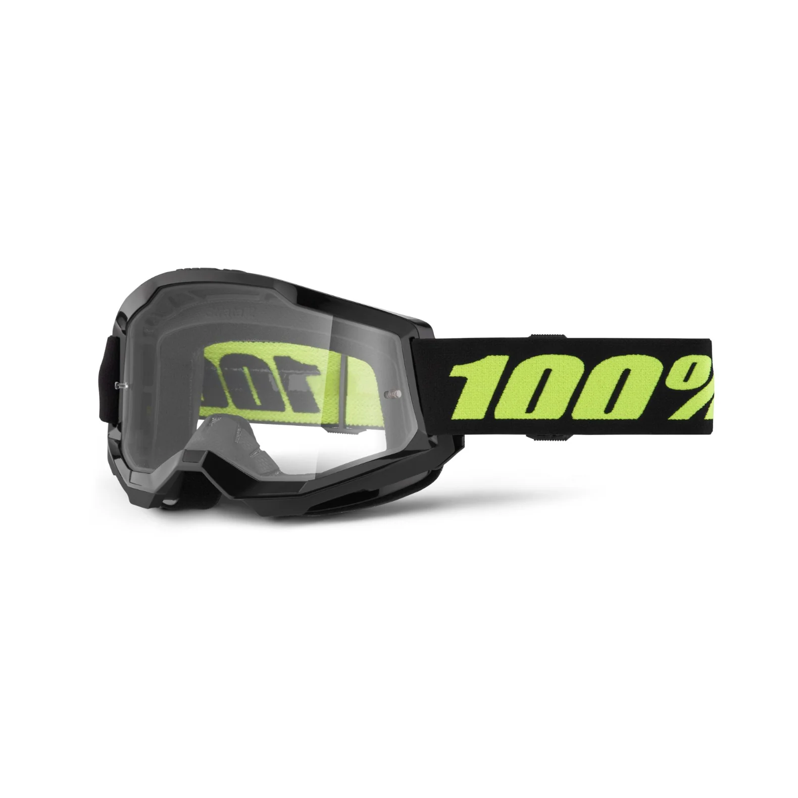 100% Strata 2 Goggle Solar Eclipse - Clear Lens - Image 2