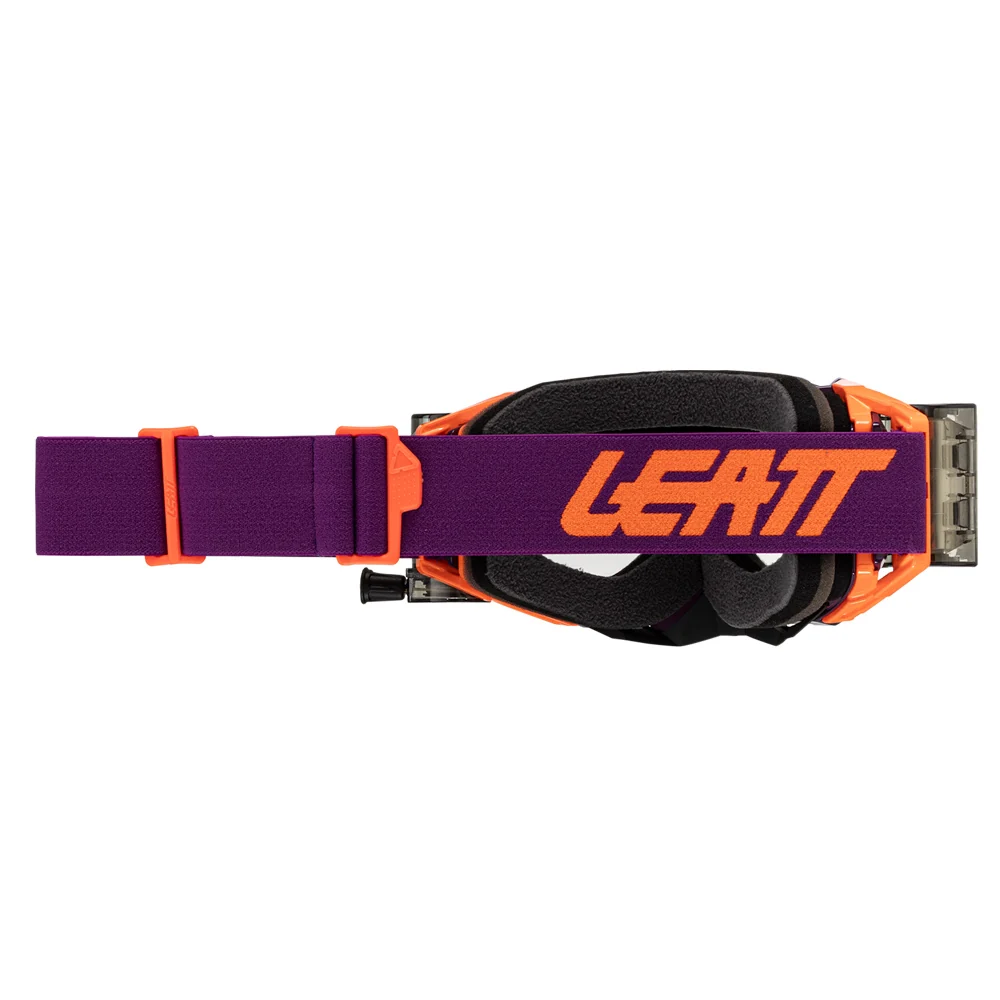 2025 Leatt Goggle Velocity 5.5 Roll-off Purple - Lens Clear 83 VLT - Image 2