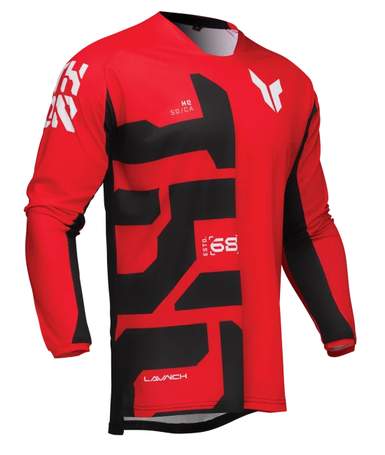 Thor Jersey Launch Forge Red