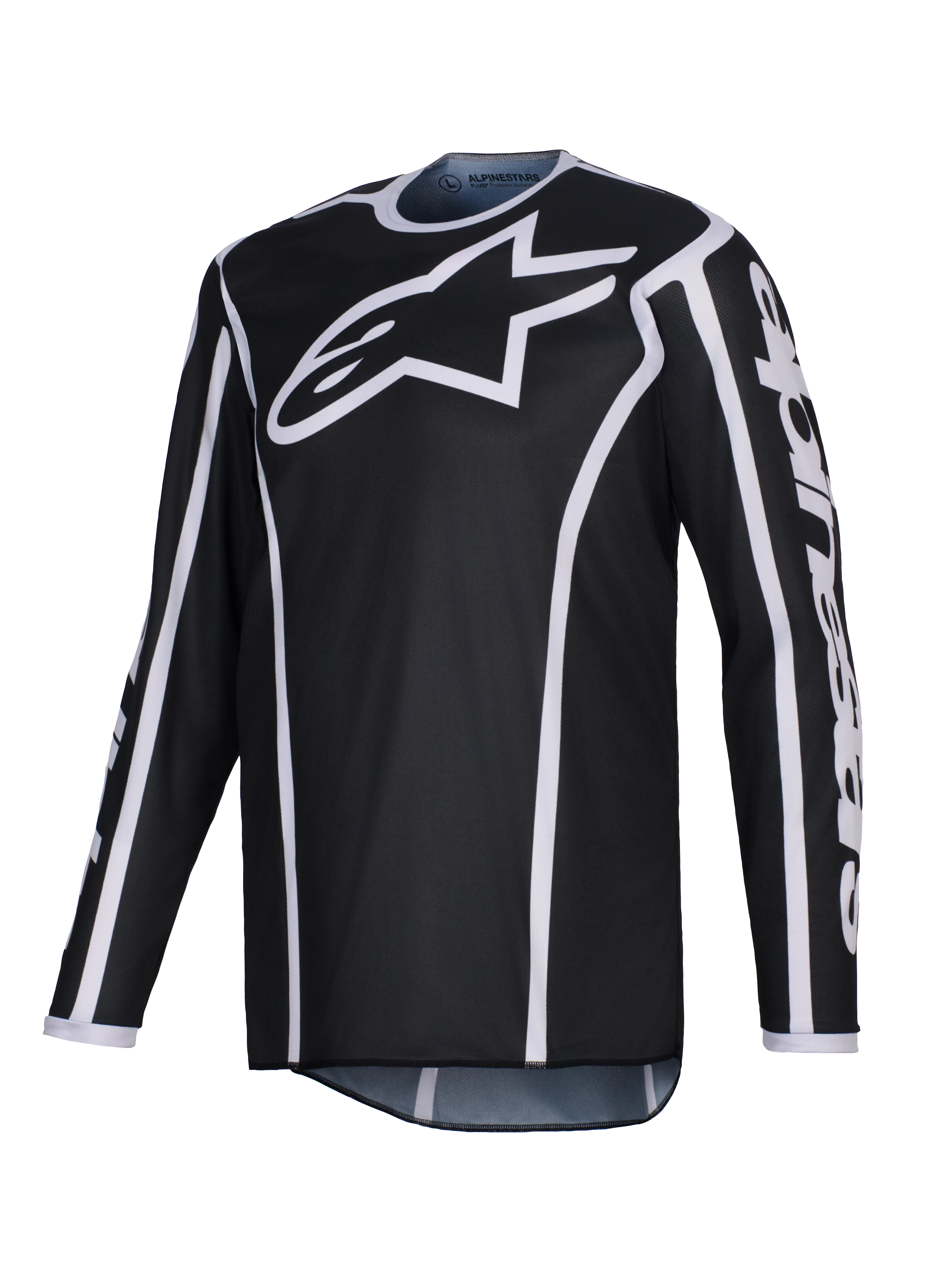 2026 Alpinestars Fluid Apex Youth Motocross Jersey - Black Grey