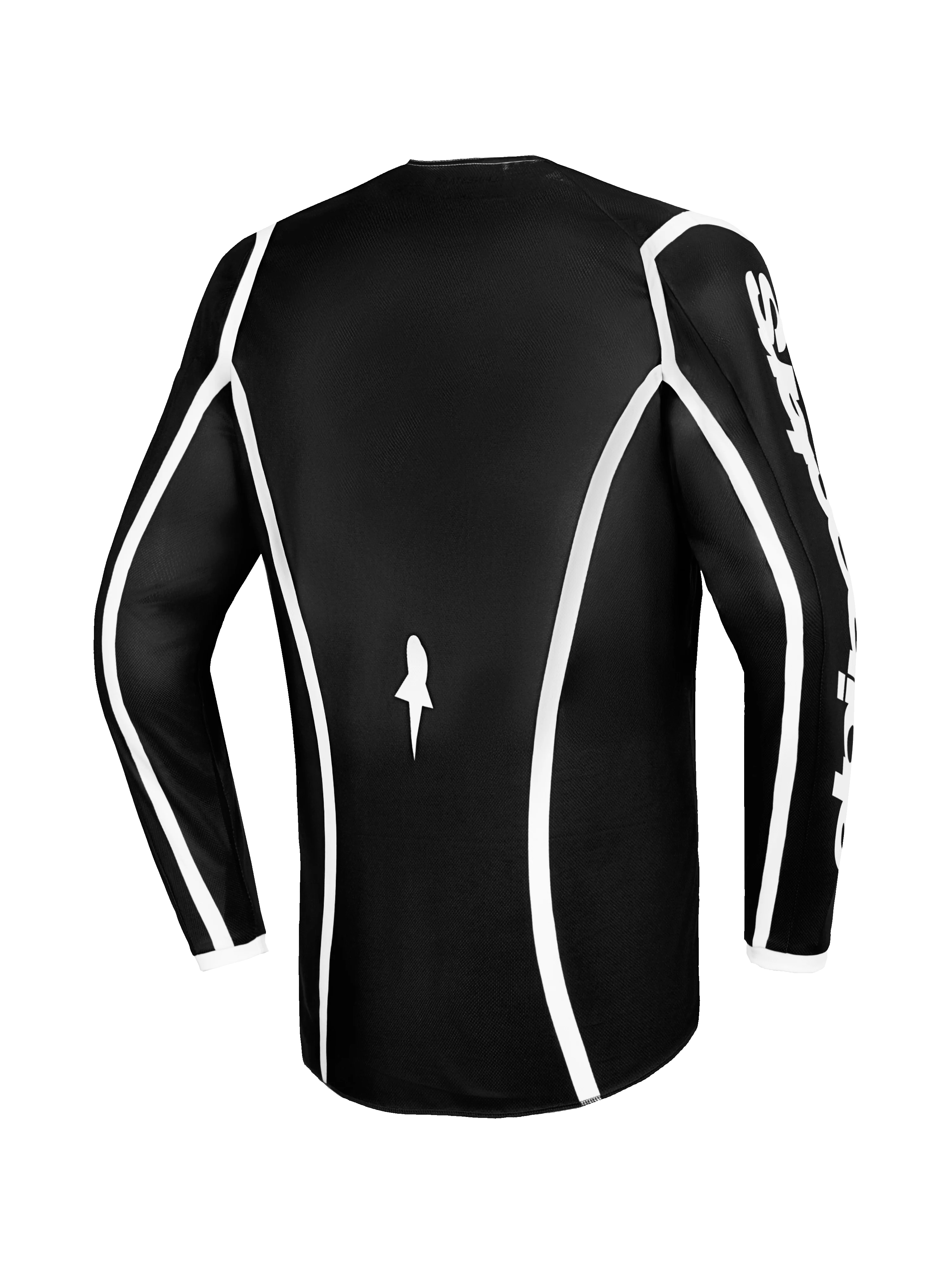 2026 Alpinestars Fluid Apex Youth Motocross Jersey - Black Grey - Image 2