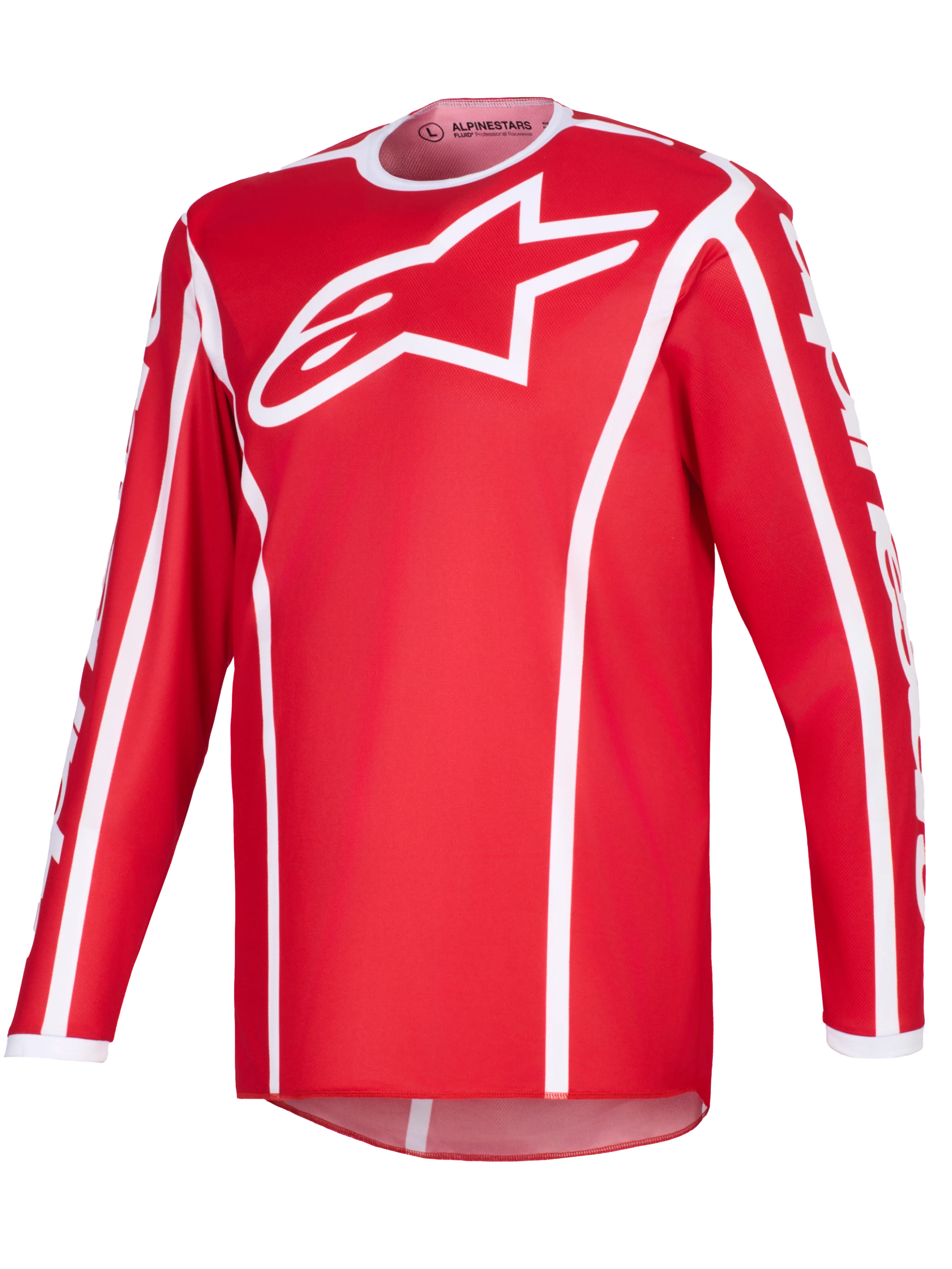 2026 Alpinestars Fluid Apex Youth  Motocross Jersey - Red White