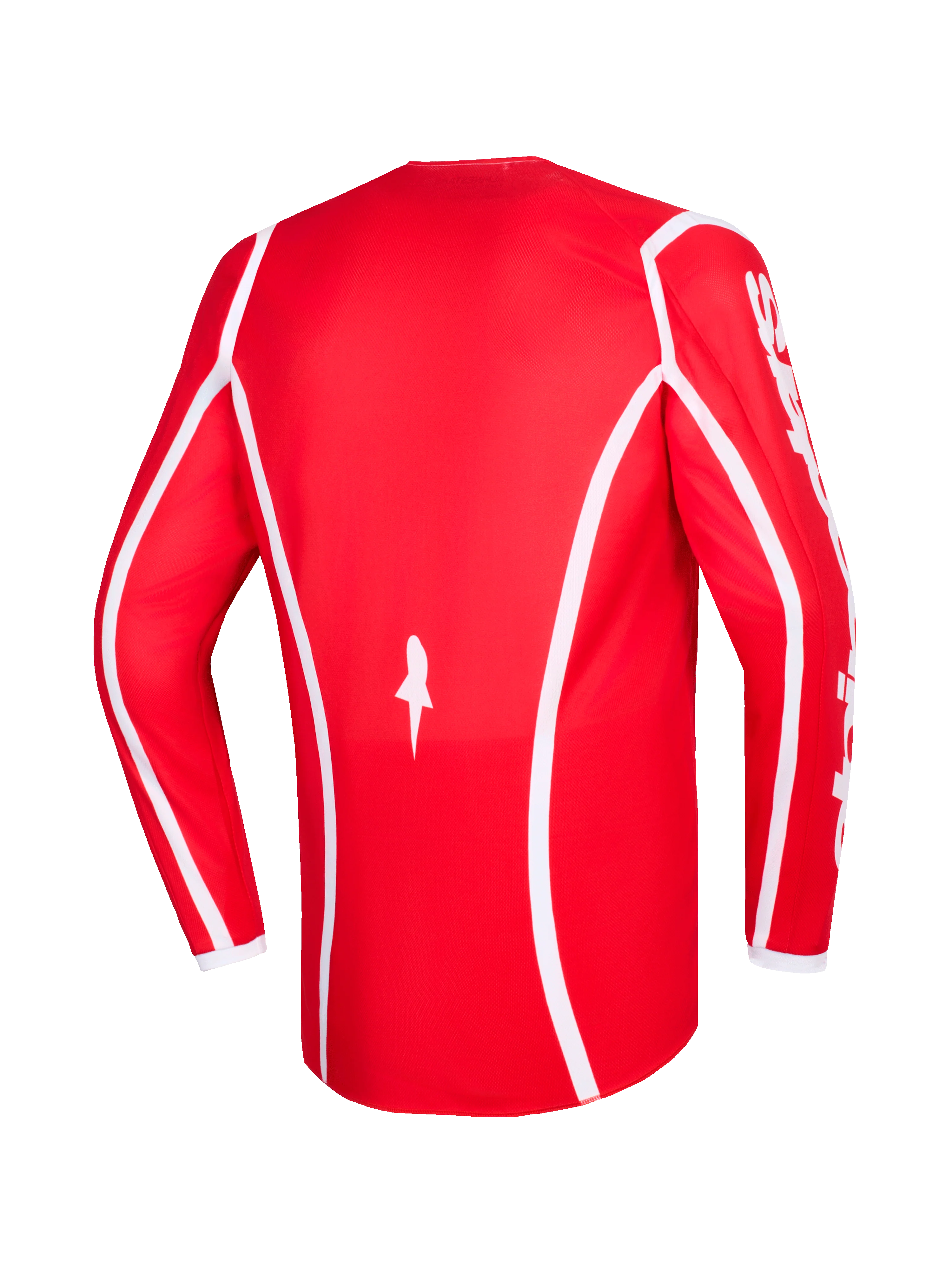 2026 Alpinestars Fluid Apex Youth  Motocross Jersey - Red White - Image 2