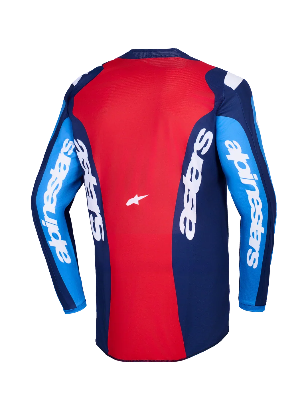 2026 Alpinestars Fluid Grid Motocross Jersey - Blue Red - Image 2