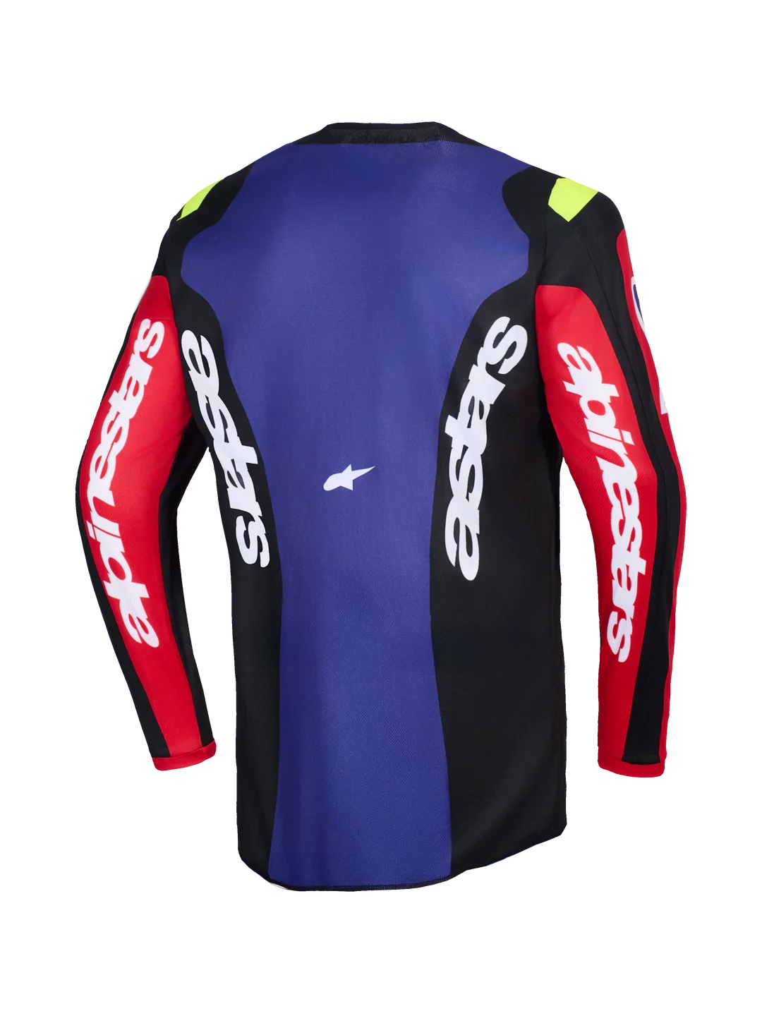 2026 Alpinestars Fluid Grid Motocross Jersey - Red Black Purple - Image 2