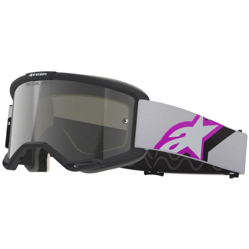 2026 Alpinestars Goggles Vision 5 Corp - Light Gray Purple Mirror Slvr - Image 2