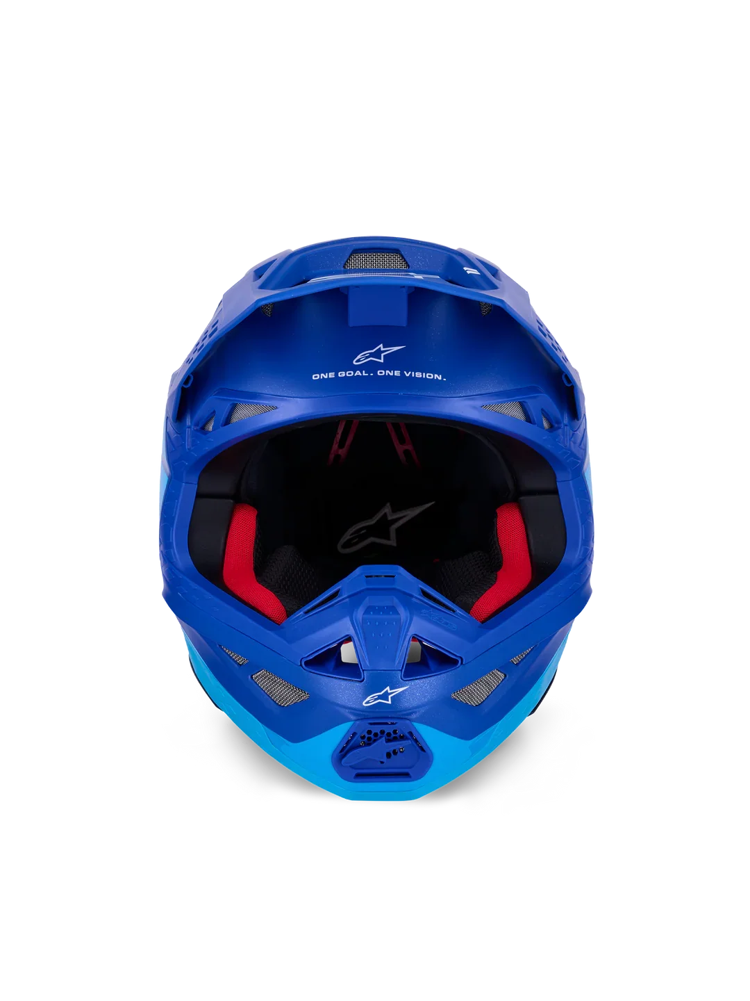 Alpinestars Helmet Supertech SM10 Flood Helmet - Met Blue Med Blue Blk Carbon - Image 5