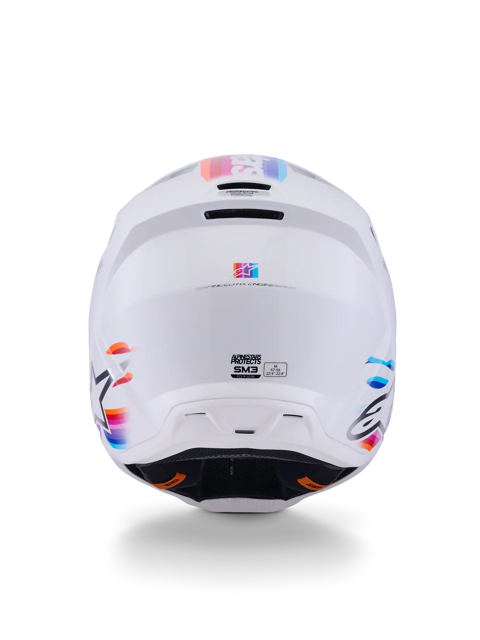 Alpinestars Helmet SM3 Force Helmet White Gloss - Image 8