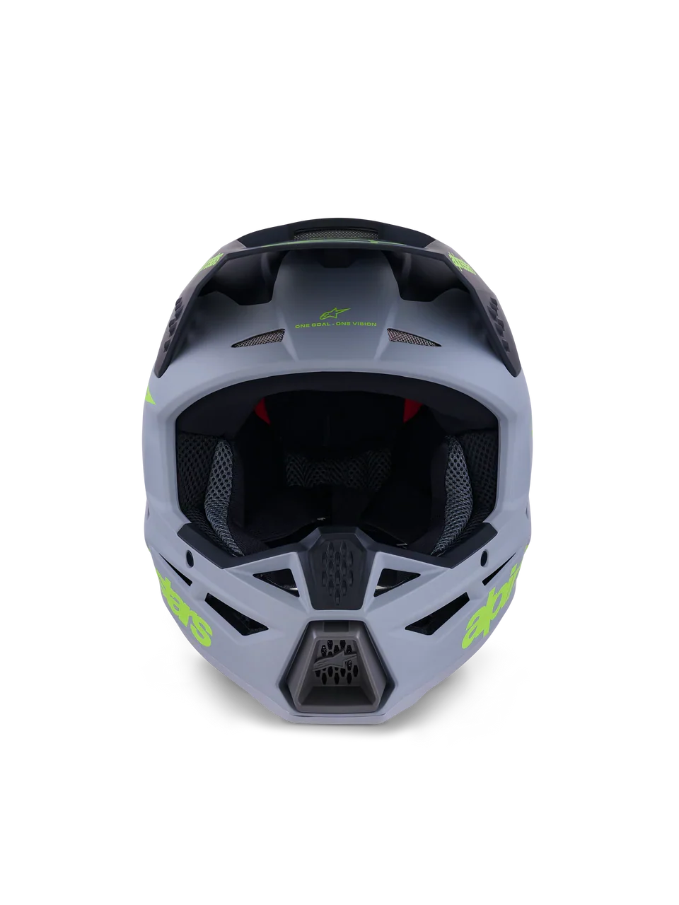 Alpinestars Helmet SM3 Radium Helmet Gray Black Yellow Matt - Image 5