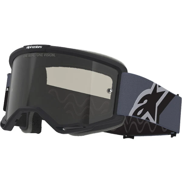 2026 Alpinestars Sand Goggles Vision  - Black Gray Dark Smoke