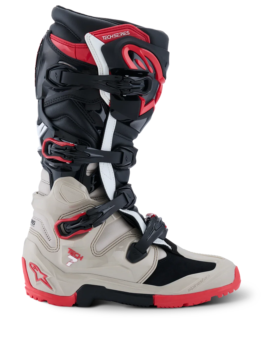 Alpinestars Tech 7 Enduro Boots - Black Gray Red - Image 5
