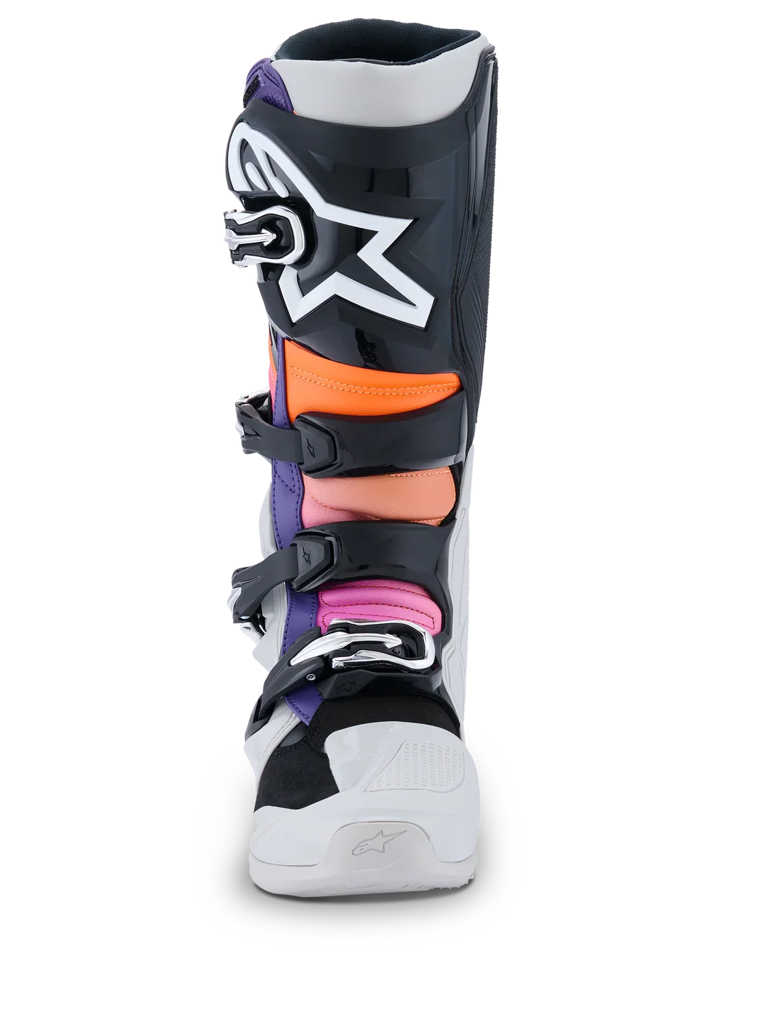 Alpinestars Tech 7 Motocross Boots - Grey Orange Magenta - Image 2