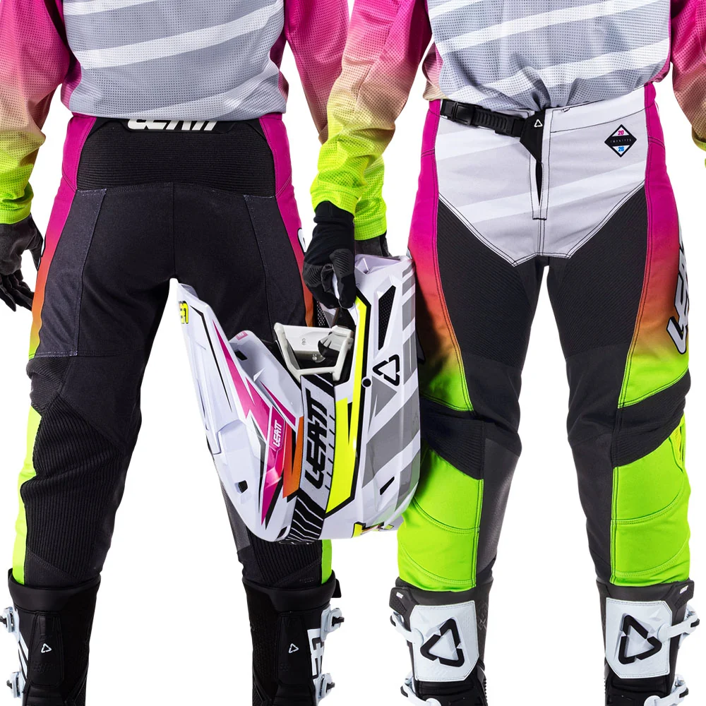 2026 Leatt 3.5 Kids Mini Pant and Jersey Kit Combo Retro Pink - Image 3