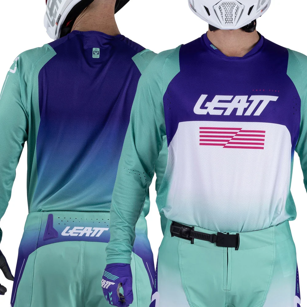 2026 Leatt 4.5 Moto Lite Jersey Purple - Image 2