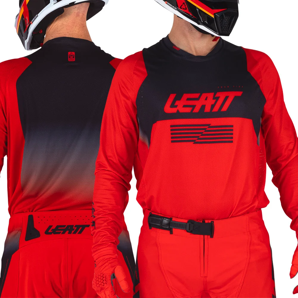 2026 Leatt 4.5 Moto Lite Jersey Red - Image 2