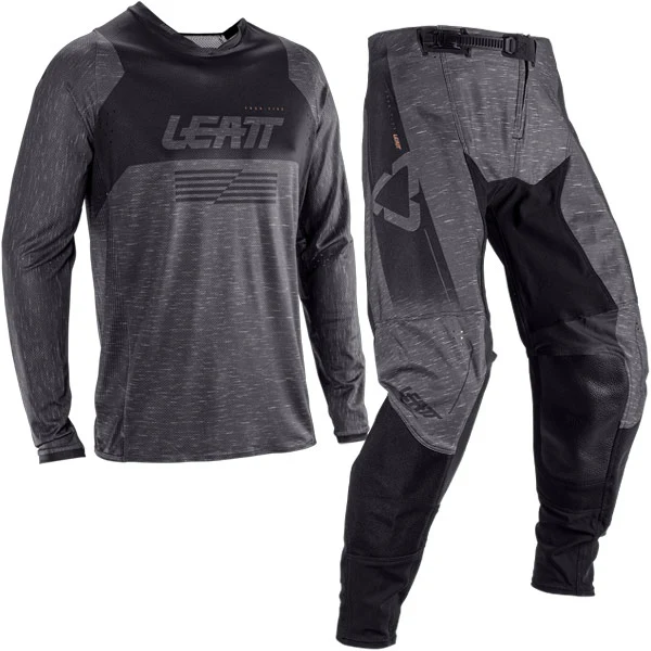 2026 Leatt 4.5 Moto Lite Kit Combo Stealth Black Grey