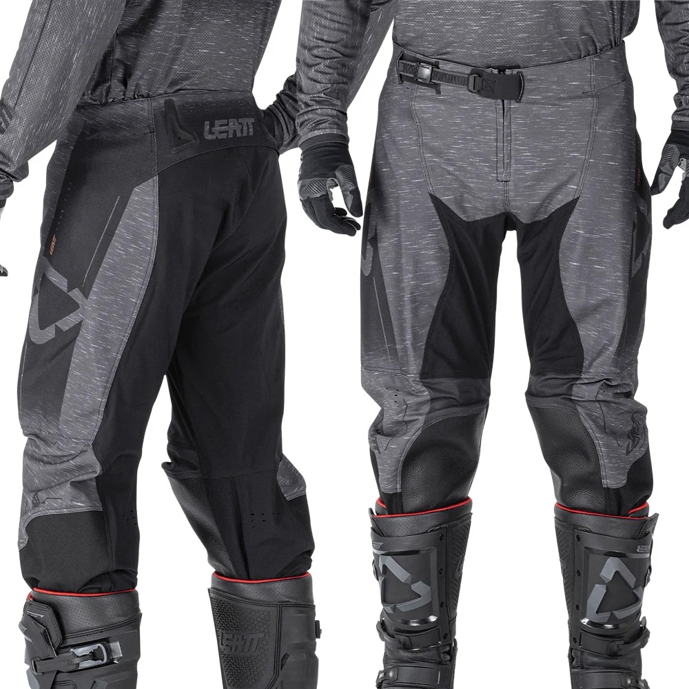 2026 Leatt 4.5 Moto Pant Stealth Black Grey - Image 2