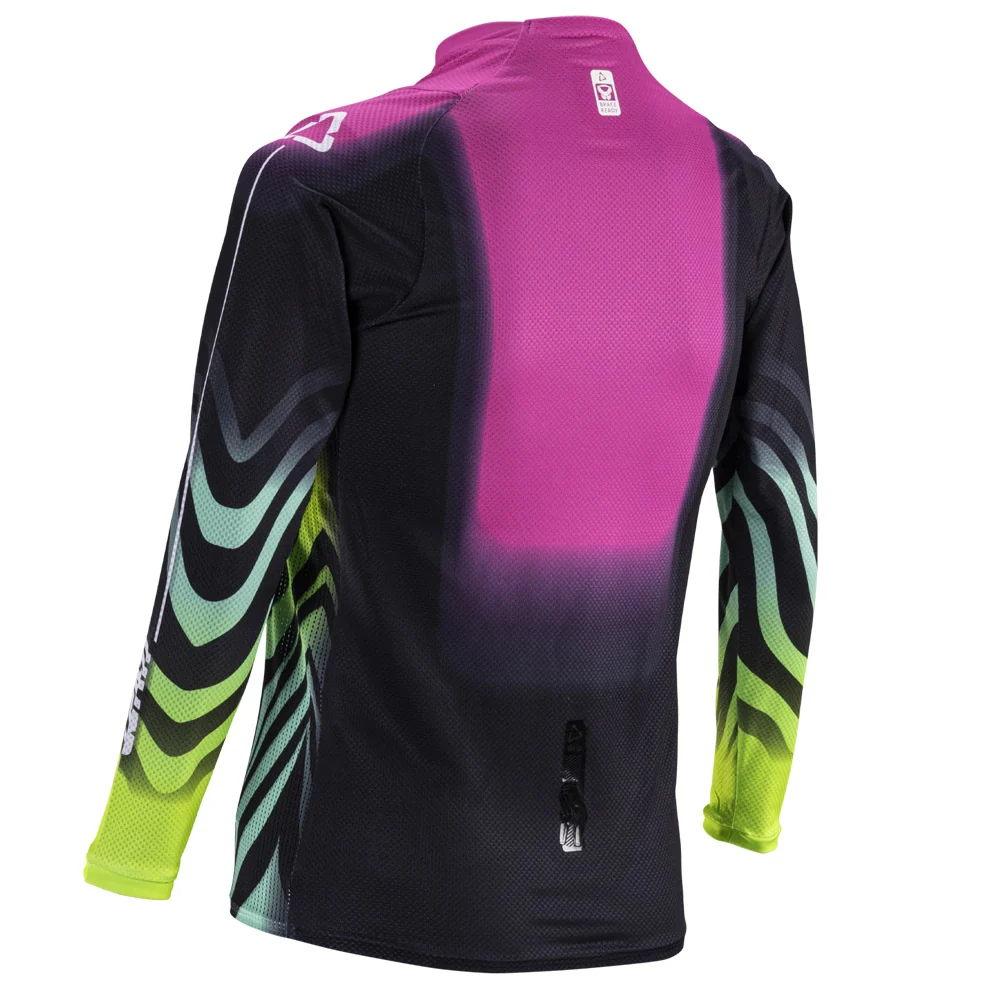 2026 Leatt 4.5 Moto Youth Jersey Tiger Pink - Image 3