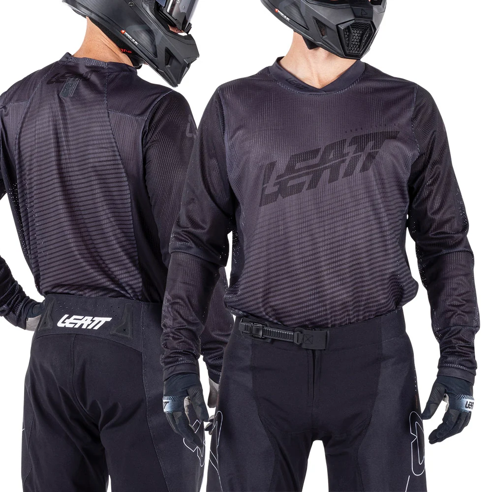 2026 Leatt 4.5 X-Flow Jersey Black - Image 2