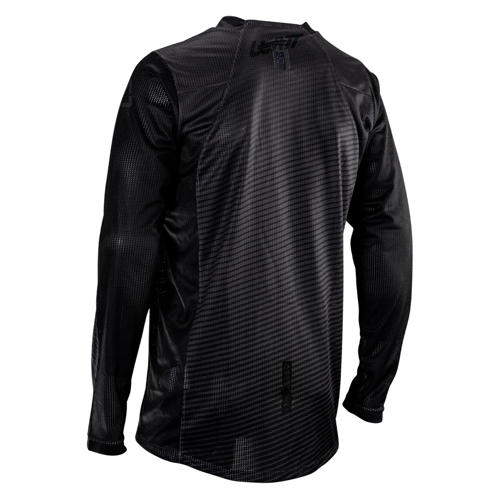 2026 Leatt 4.5 X-Flow Jersey Black - Image 3