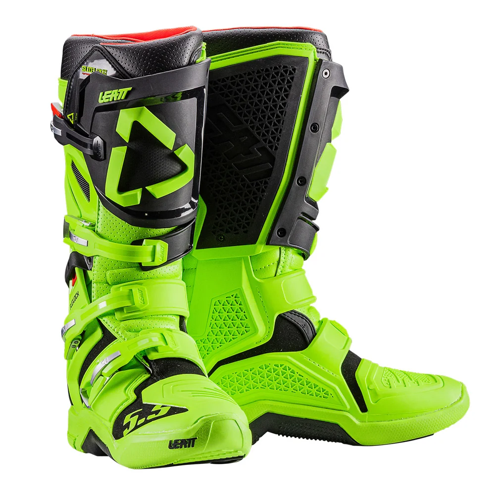 2026 Leatt 5.5 Flexlock Boots Lime Green - Image 2