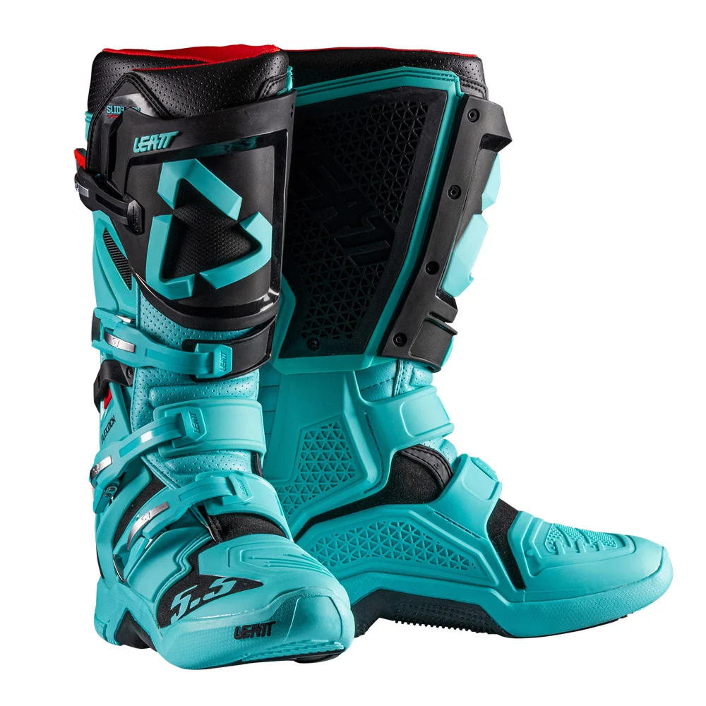2026 Leatt 5.5 Flexlock Boots Teal - Image 2
