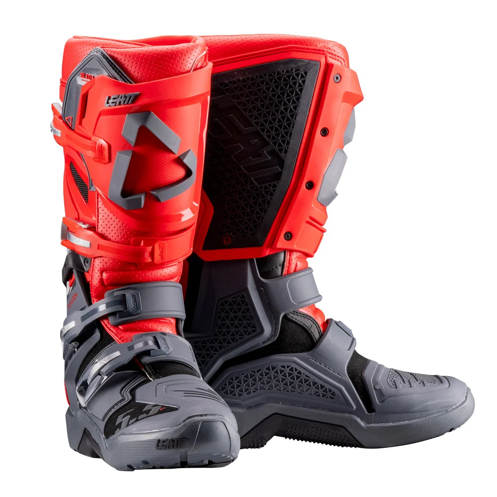 2026 Leatt 5.5 Flexlock Enduro Boots Red - Image 2