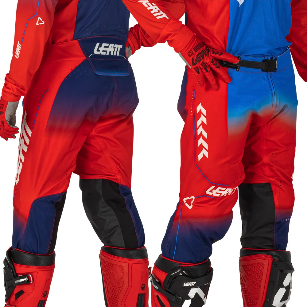 2026 Leatt 5.5 Moto Pant - Royal Blue Red - Image 2