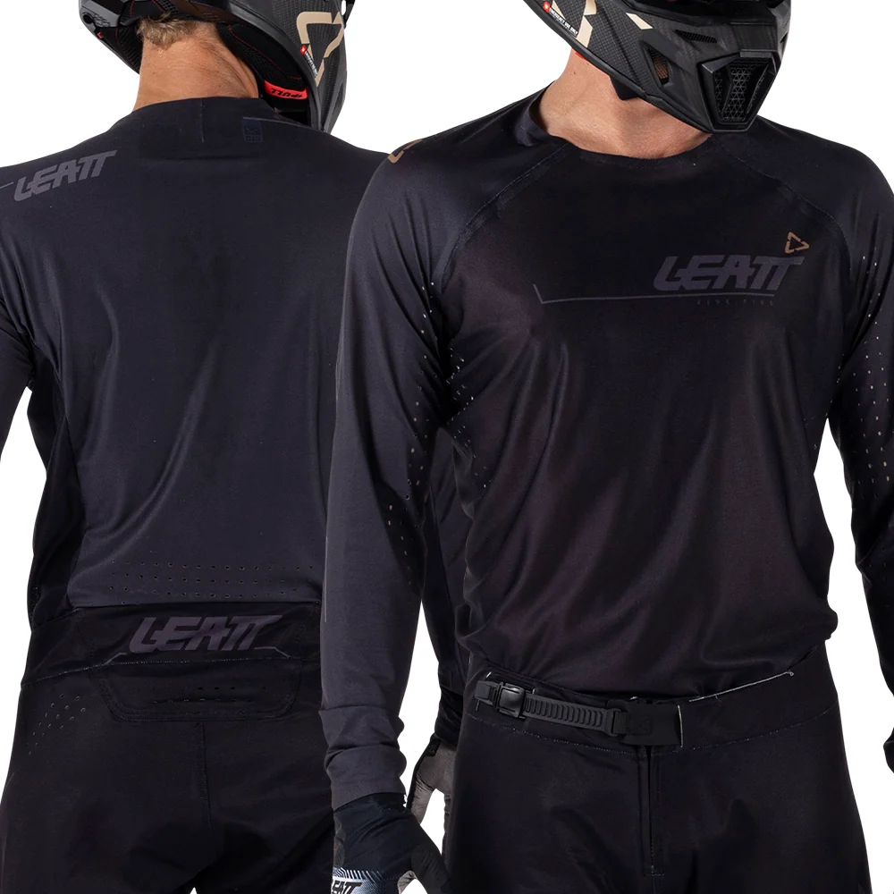 2026 Leatt 5.5 Moto Ultraweld Jersey Black - Image 2