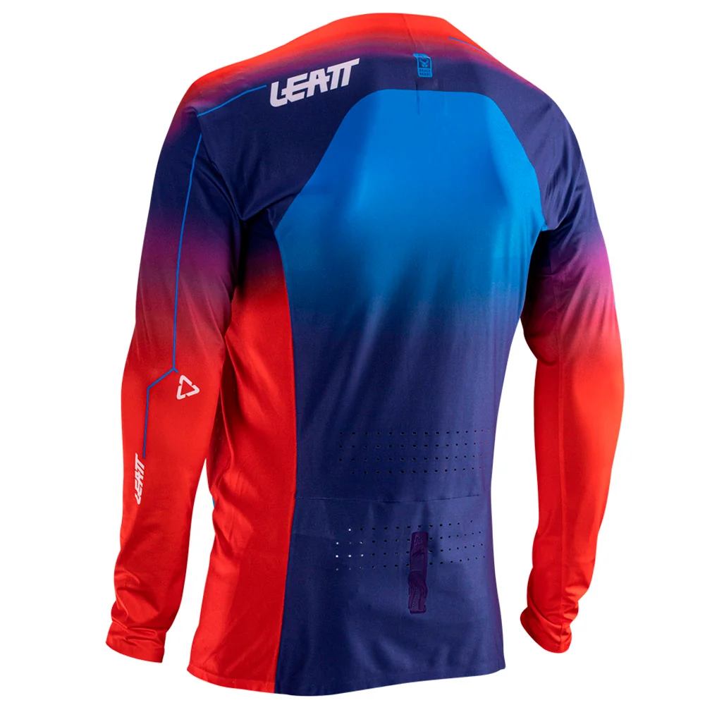 2026 Leatt 5.5 Moto Ultraweld Jersey Royal Blue - Image 3