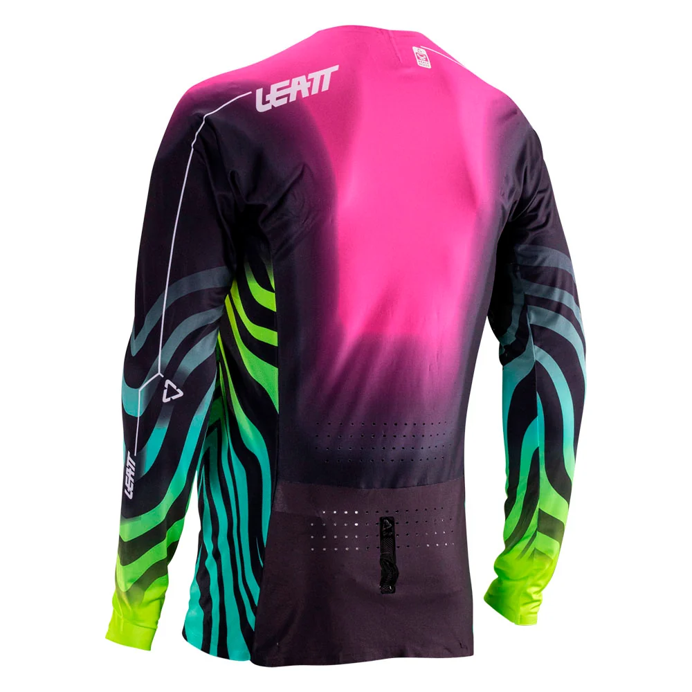 2026 Leatt 5.5 Moto Ultraweld Jersey Tiger Pink - Image 3