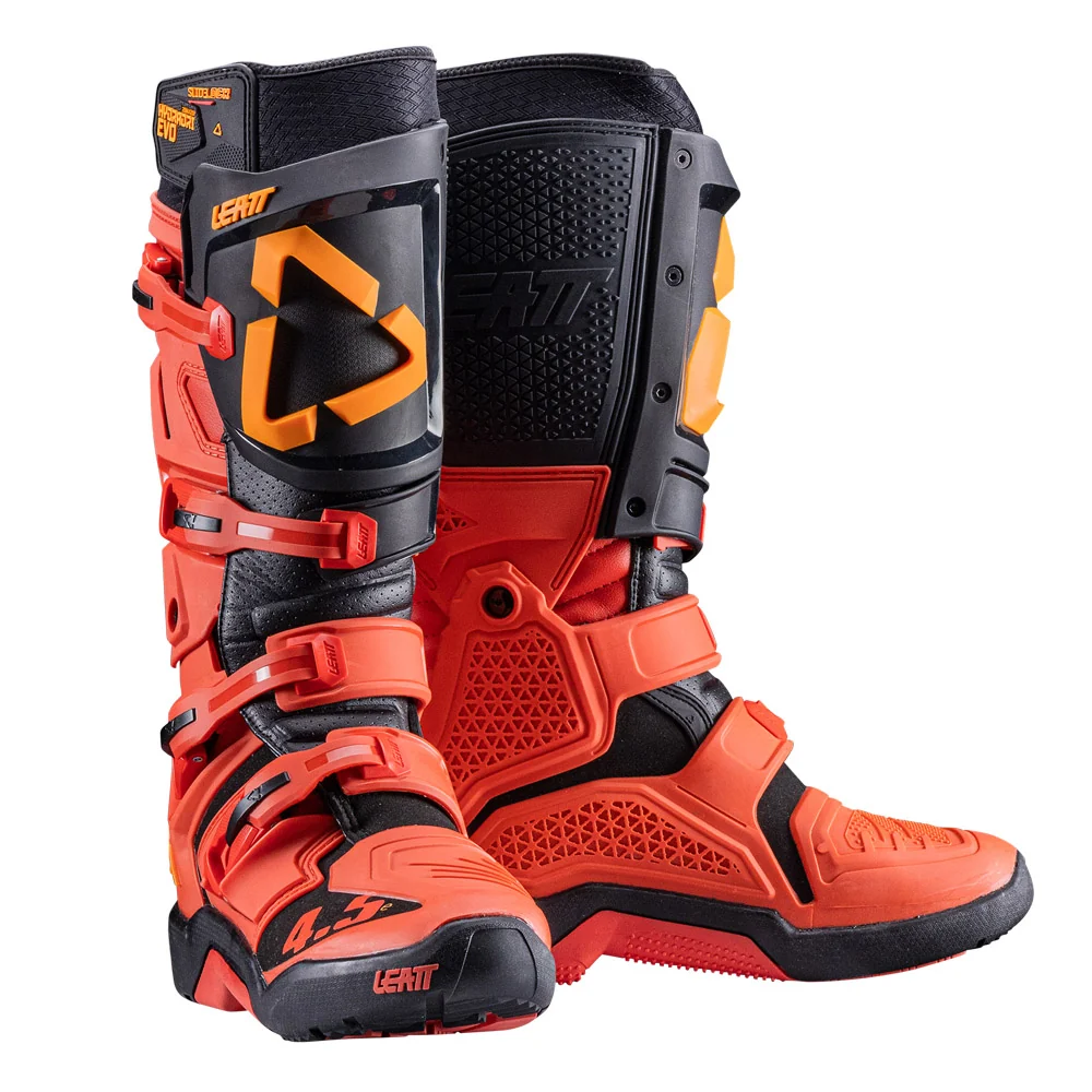 2026 Leatt 4.5 Hydradri Enduro Boots Burn Red - Image 2