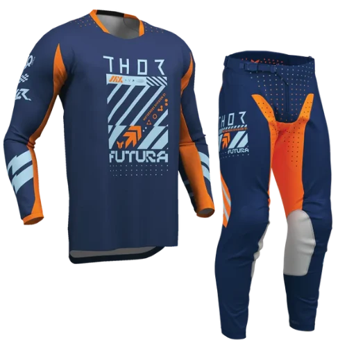 2026 Thor Launchmode Futura Youth Kit Combo Navy Orange