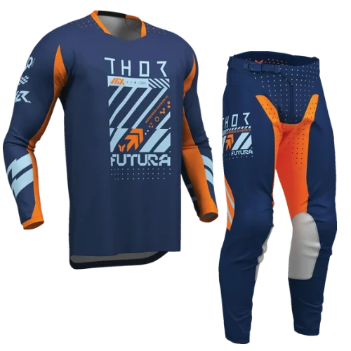 2026 Thor Launchmode Futura Kit Combo Navy Orange