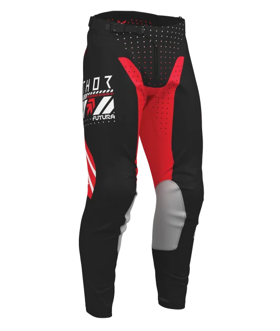 2026 Thor Launchmode Futura Youth Pant Black Red