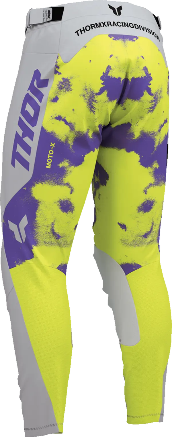 2026 Thor Pant Launchmode Bleach Grey Acid - Image 2