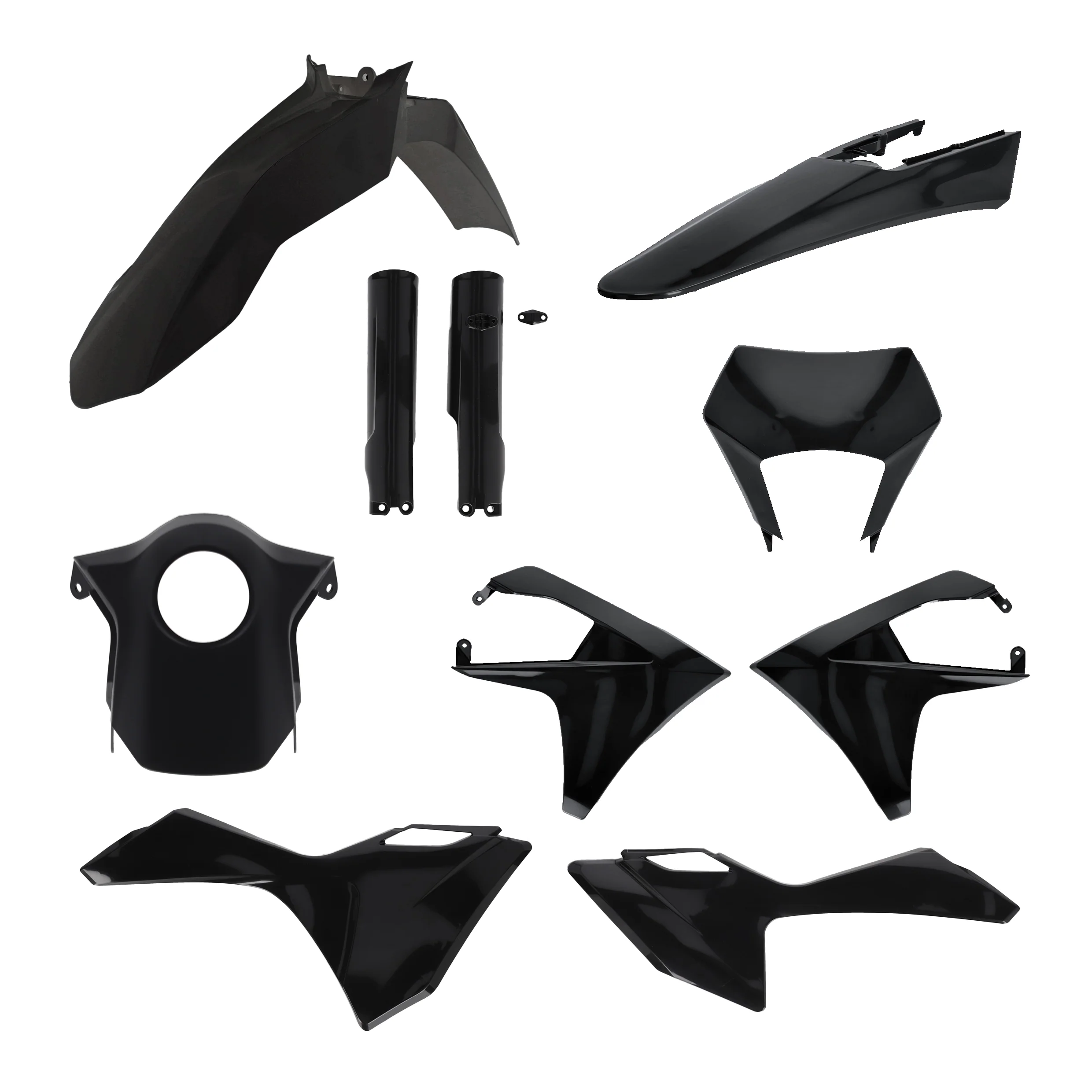 Acerbis Gas Gas Plastic Kit EC ECF - Black - Image 5