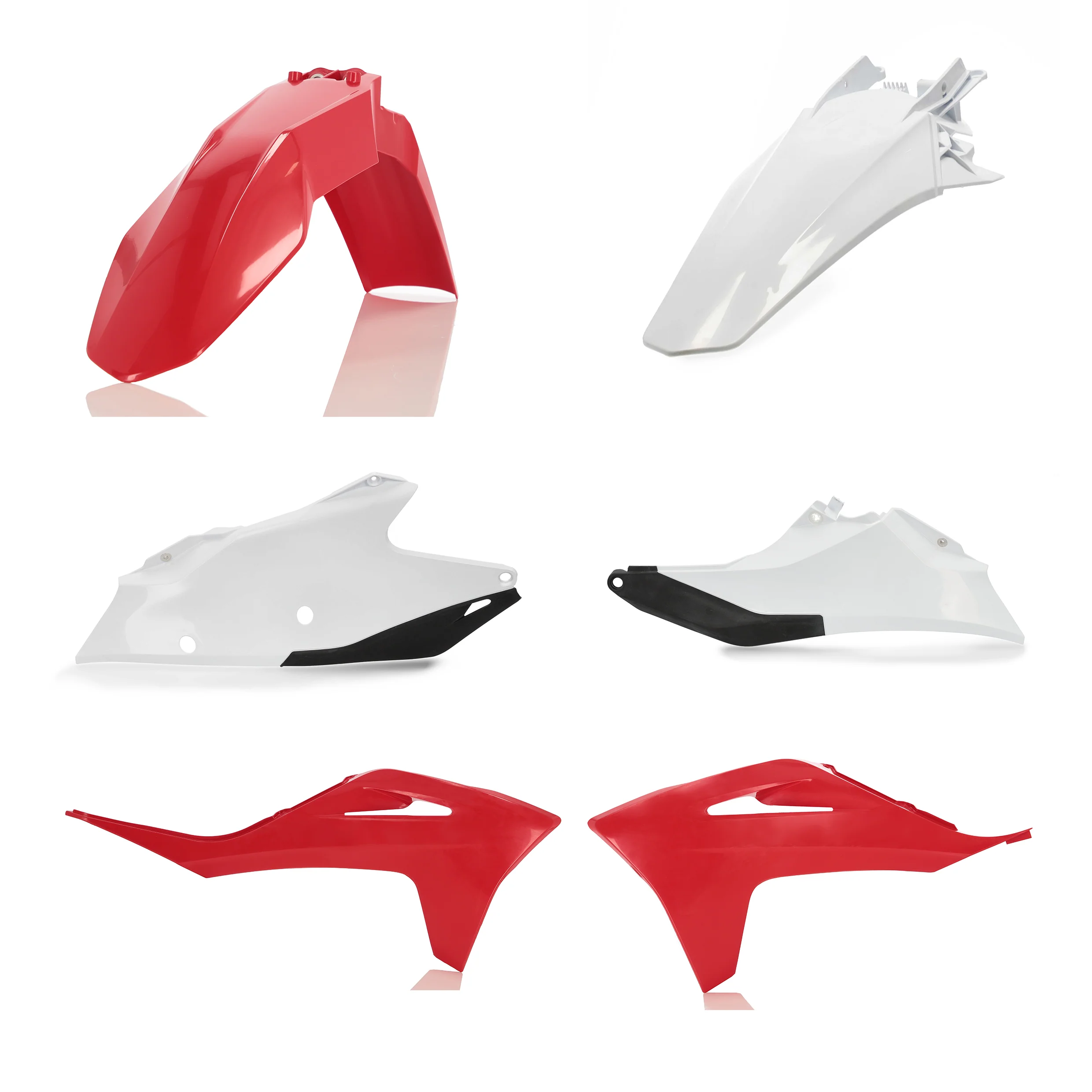 Acerbis Gas Gas Plastic Kit EC ECF - Red White - Image 3