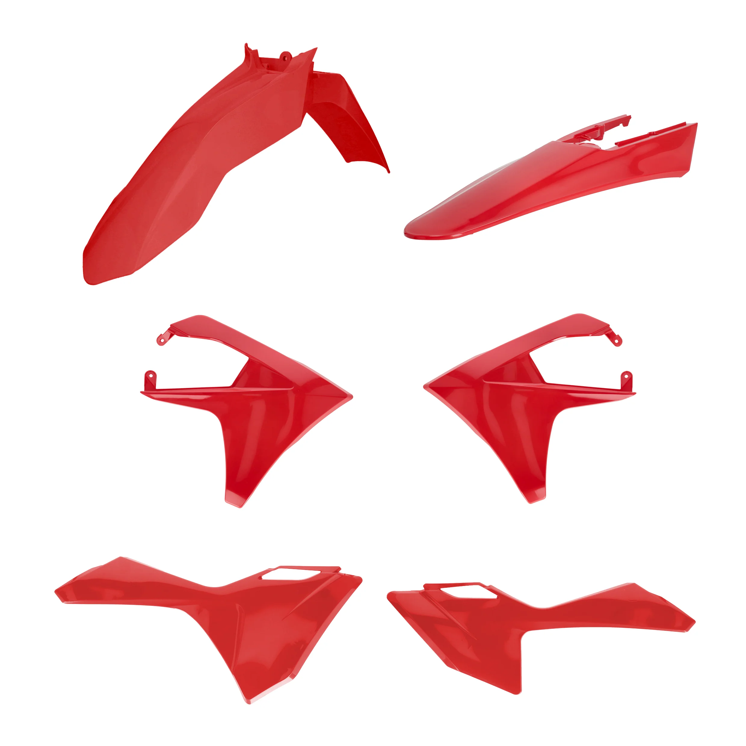 Acerbis Gas Gas Plastic Kit EC ECF - Red White - Image 4