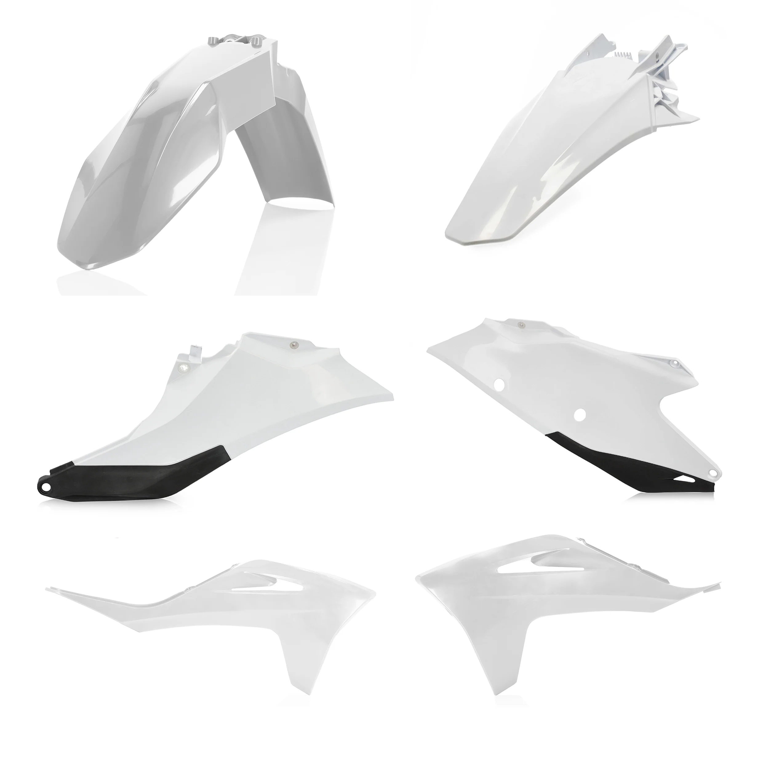 Acerbis Gas Gas Plastic Kit EC ECF - White - Image 3